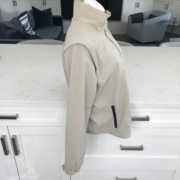 Tilley Endurable Canada Full Zip Nylon Jacket/Vest w Detachable Slvs Khaki Sz M - Picture 5 of 16